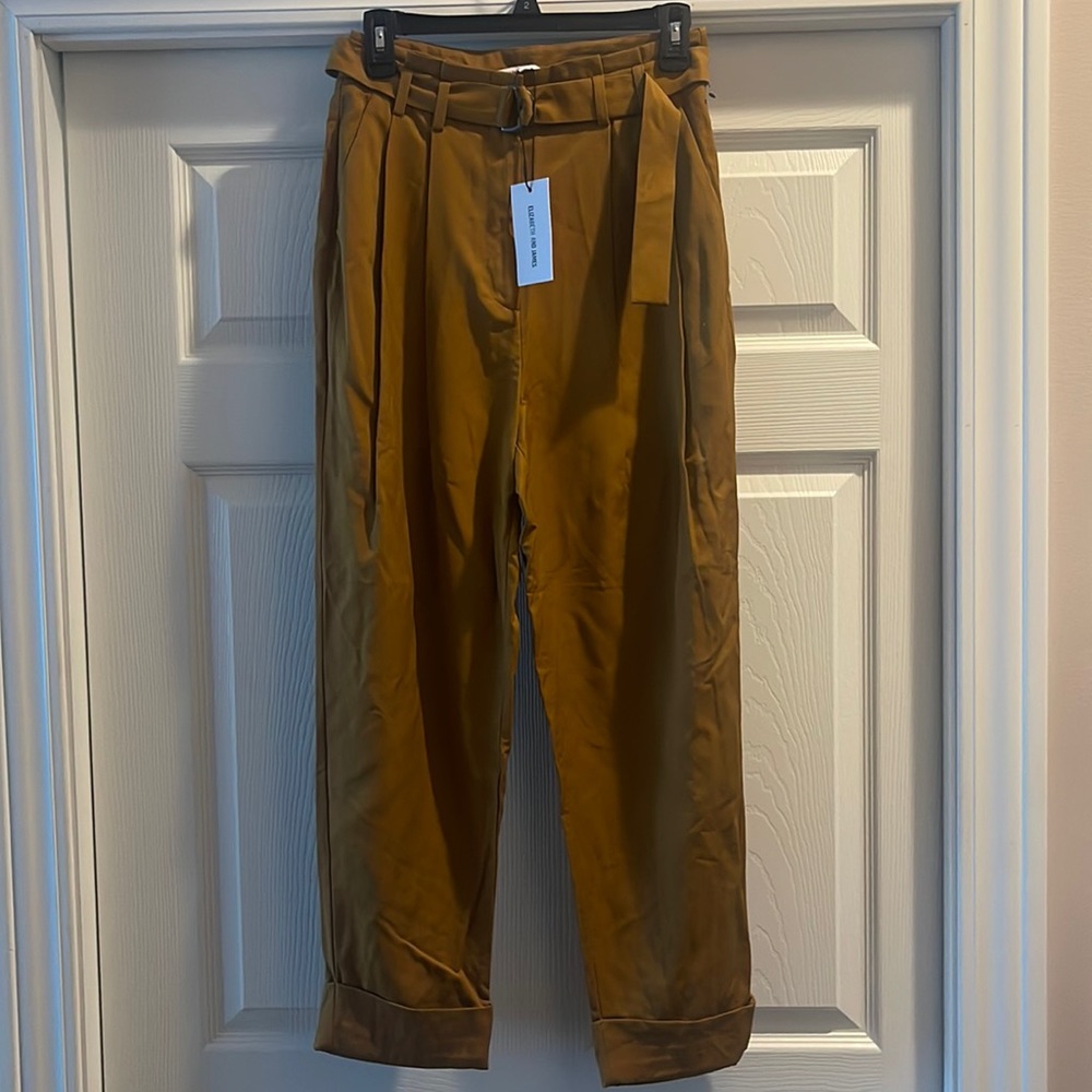 High waisted ankle pant